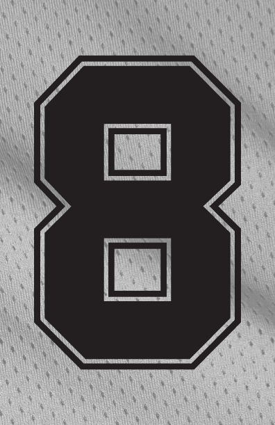 Outline Style Numbers (Pack of 5)