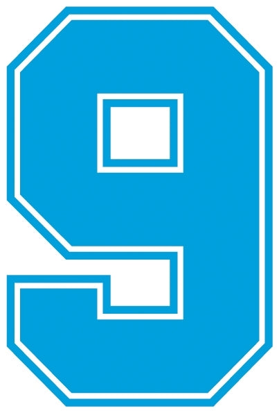 Outline Style Numbers (Pack of 5)