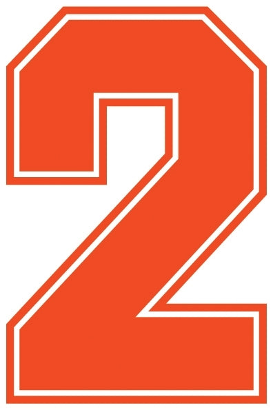 Outline Style Numbers (Pack of 5)