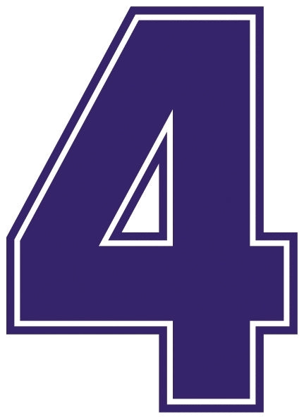 Outline Style Numbers (Pack of 5)