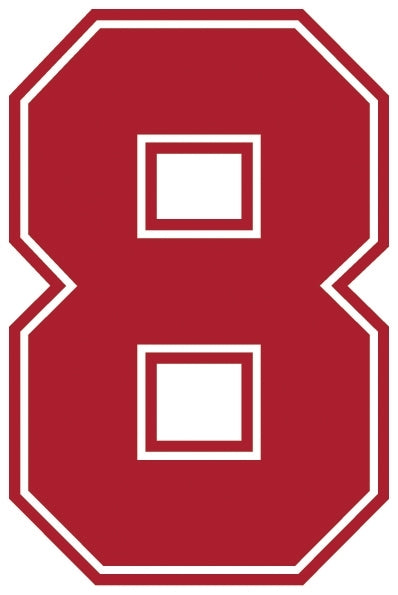 Outline Style Numbers (Pack of 5)