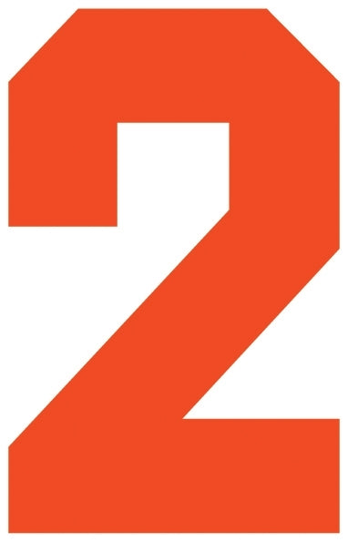 Solid Style Numbers (Pack of 5)