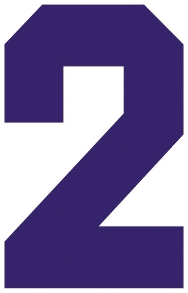 Solid Style Numbers (Pack of 5)