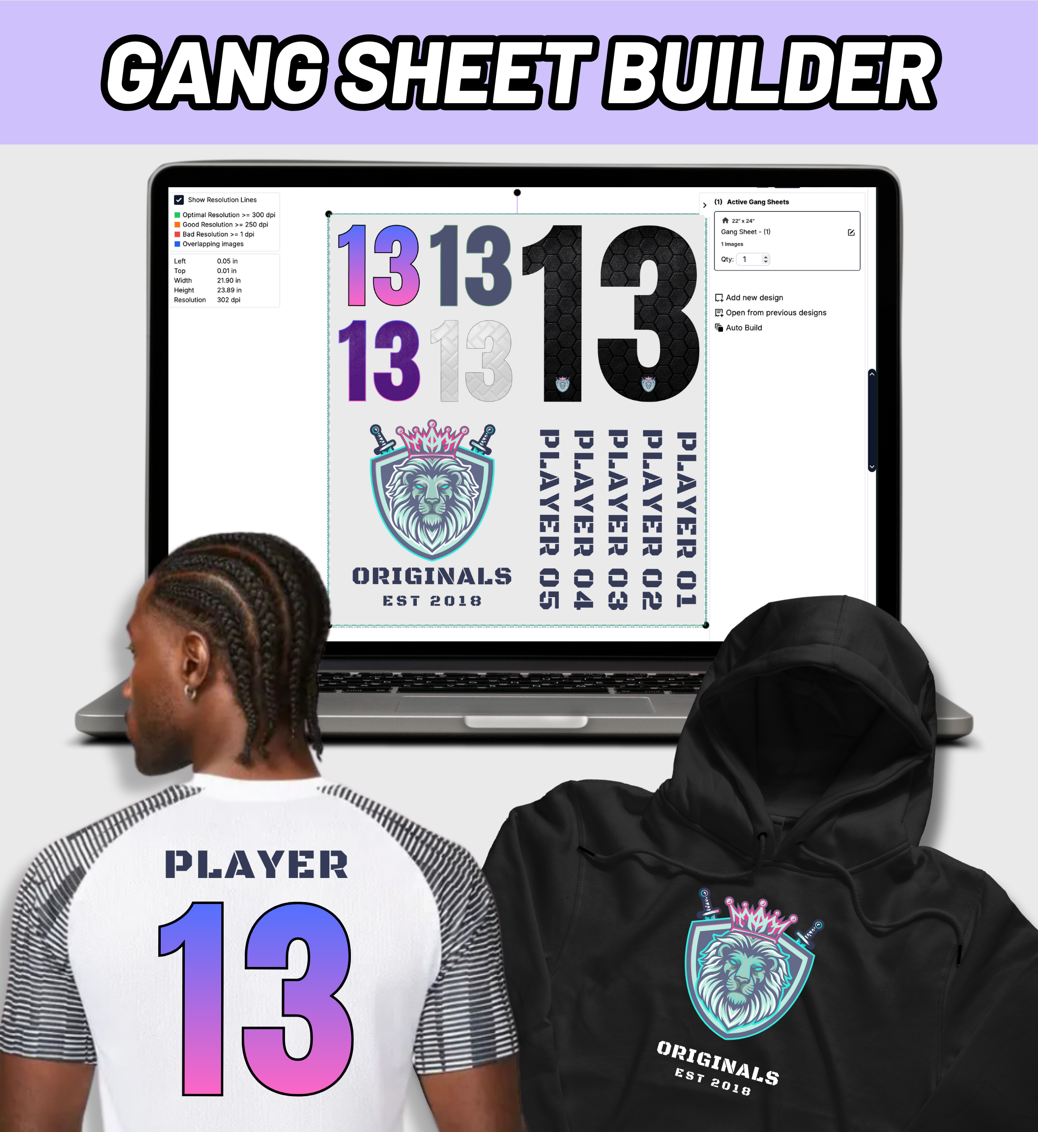 (WIP) Build DTF Gang Sheet