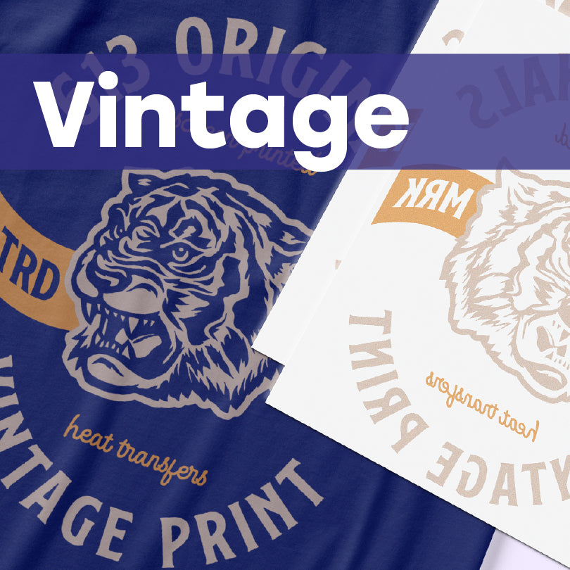Vintage Single Image Heat Transfers