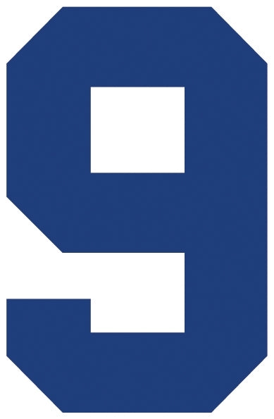 Solid Style Numbers (Pack of 5)