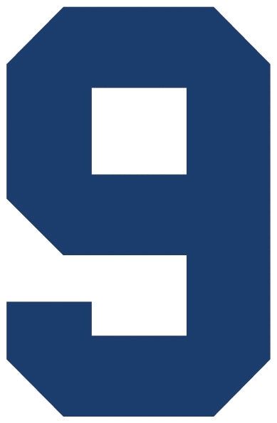 Solid Style Numbers (Pack of 5)