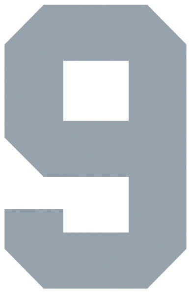 Solid Style Numbers (Pack of 5)