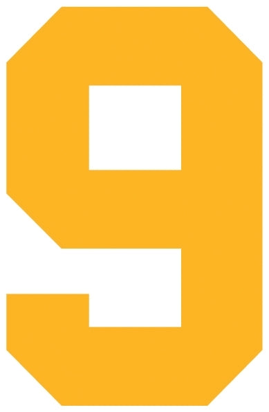 Solid Style Numbers (Pack of 5)