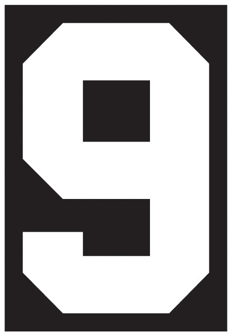 Solid Style Numbers (Pack of 5)