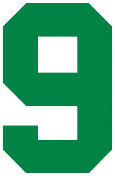 Solid Style Numbers (Pack of 5)