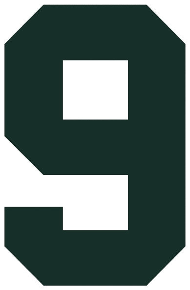 Solid Style Numbers (Pack of 5)