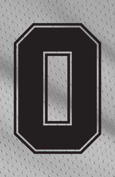 Outline Style Numbers (Pack of 5)