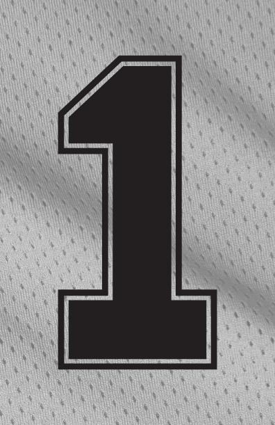 Outline Style Numbers (Pack of 5)