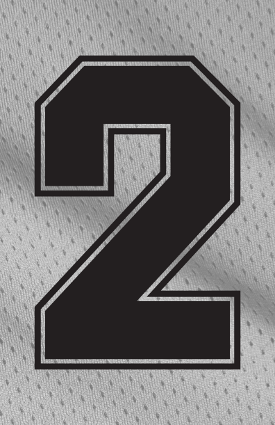 Outline Style Numbers (Pack of 5)