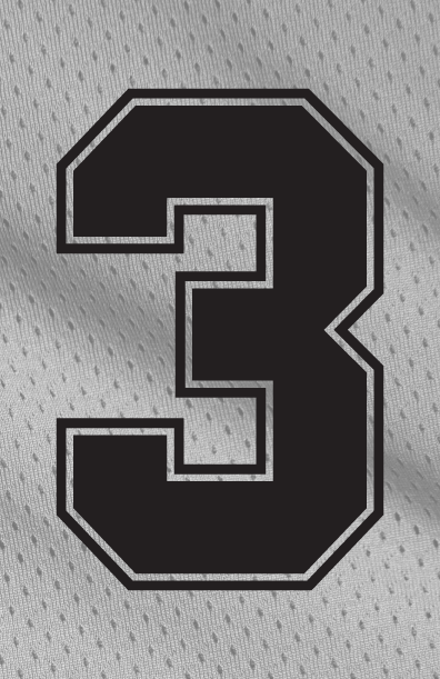 Outline Style Numbers (Pack of 5)