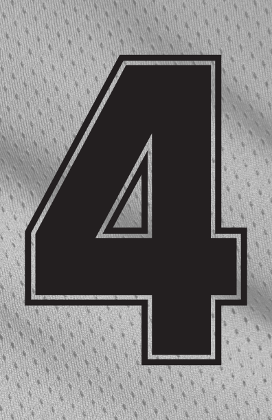 Outline Style Numbers (Pack of 5)