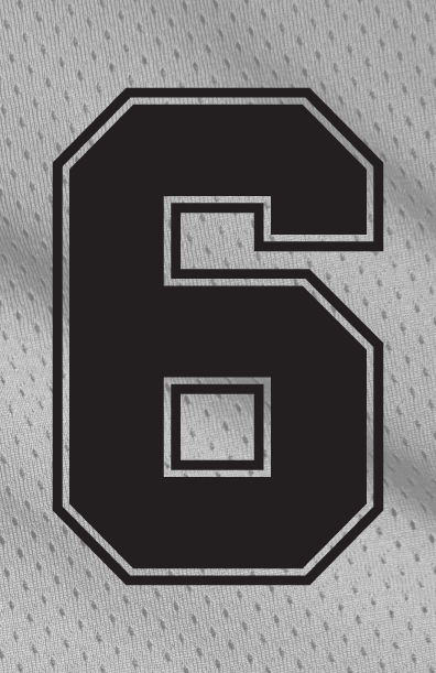 Outline Style Numbers (Pack of 5)