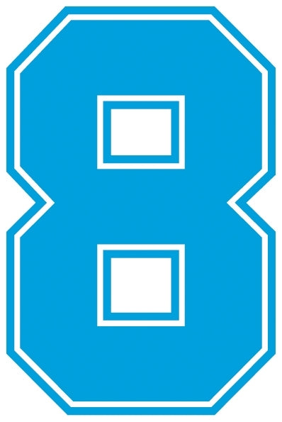 Outline Style Numbers (Pack of 5)