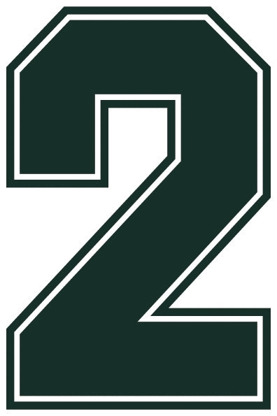 Outline Style Numbers (Pack of 5)
