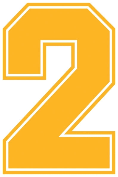Outline Style Numbers (Pack of 5)