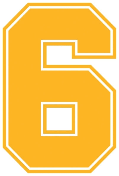 Outline Style Numbers (Pack of 5)