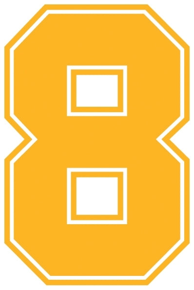 Outline Style Numbers (Pack of 5)
