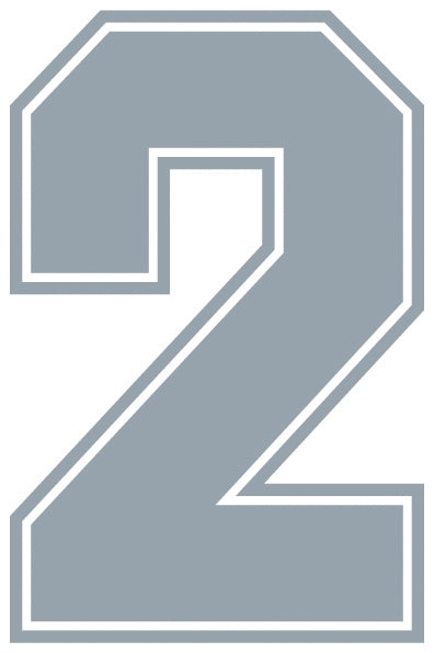 Outline Style Numbers (Pack of 5)