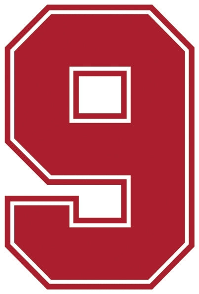 Outline Style Numbers (Pack of 5)