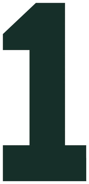 Solid Style Numbers (Pack of 5)