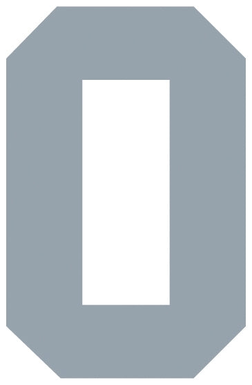 Solid Style Numbers (Pack of 5)
