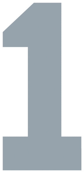 Solid Style Numbers (Pack of 5)