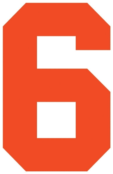 Solid Style Numbers (Pack of 5)