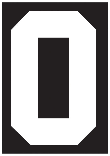 Solid Style Numbers (Pack of 5)