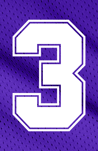 Outline Style Numbers (Pack of 5)