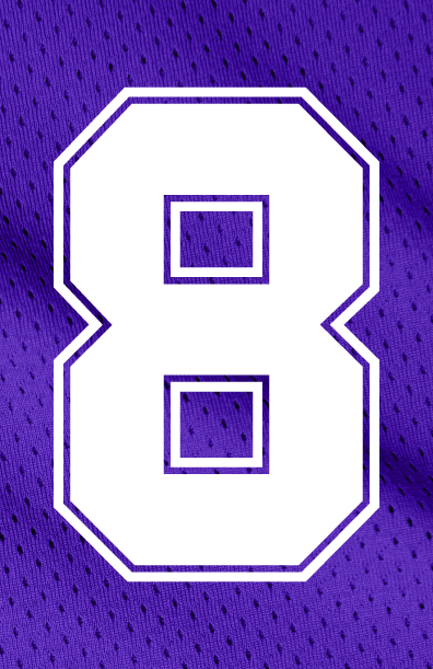 Outline Style Numbers (Pack of 5)